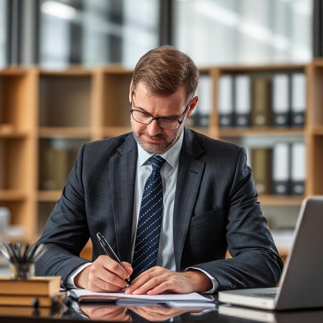 Lawyer at work
